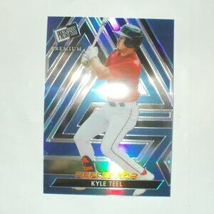 Kyle Teel 2024 Leaf Press Pass Premium Baseball XRC Reflector 11/25 Red Sox
